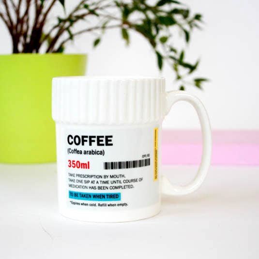 Coffee Pill Pot Mug
