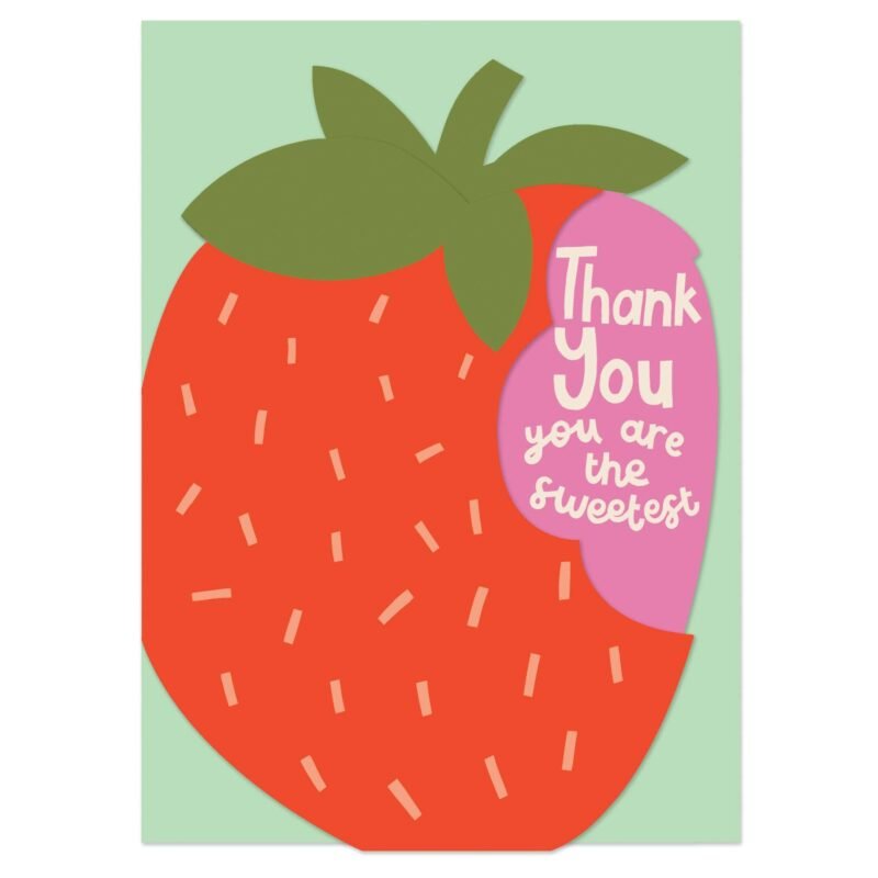 Strawberry Thank You Card
