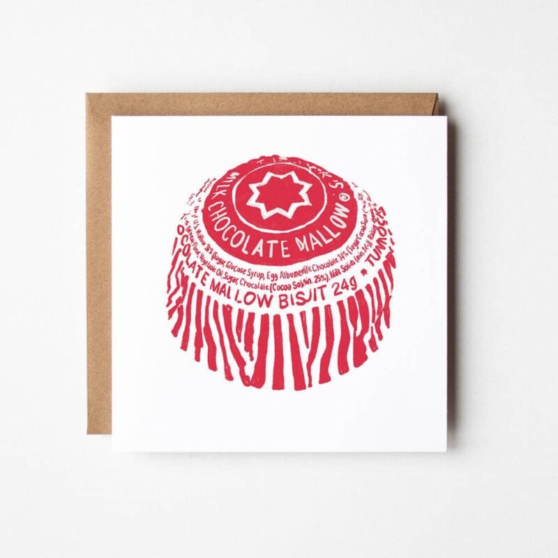 Tunnocks Teacake Greetings Card