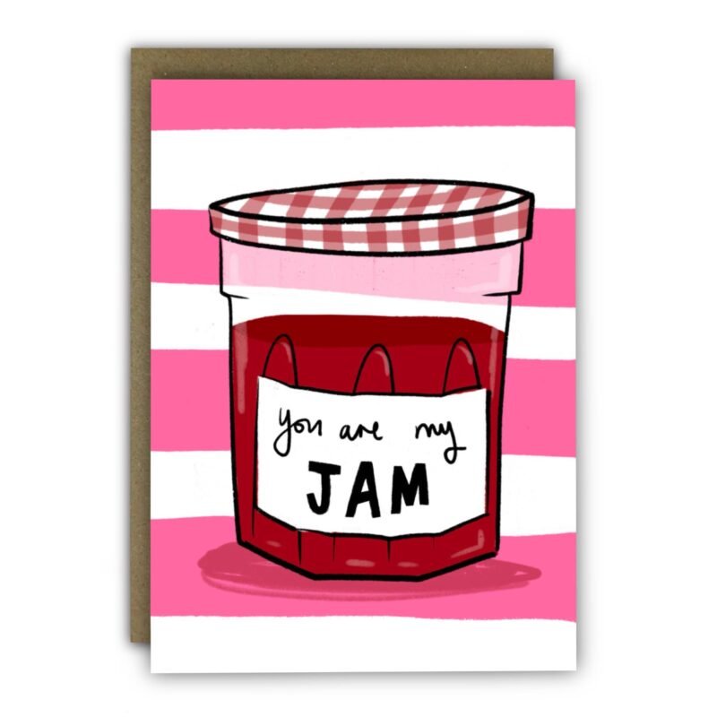 Funny Birthday Card – You Are My Jam Bonne Maman: Naked