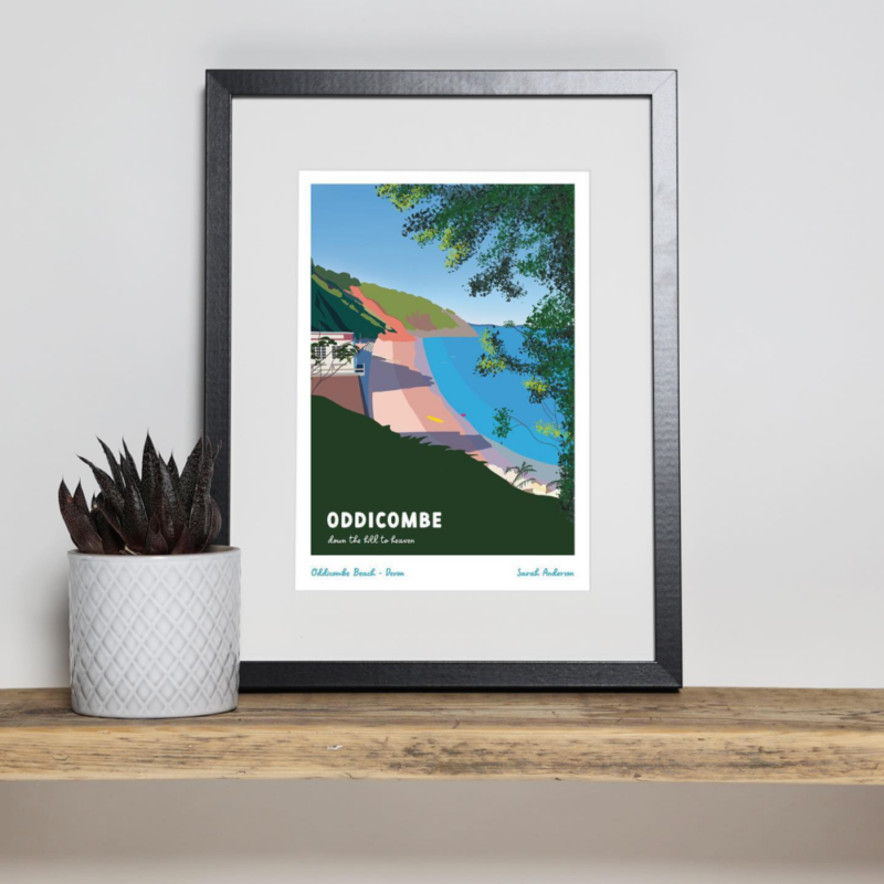 Oddicombe Art print