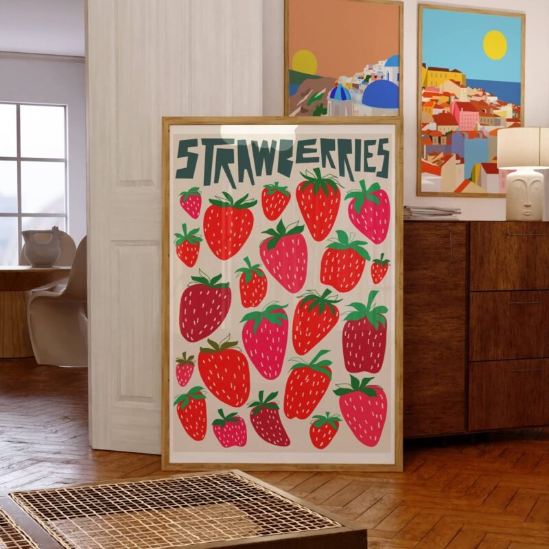 Strawberries Art Print