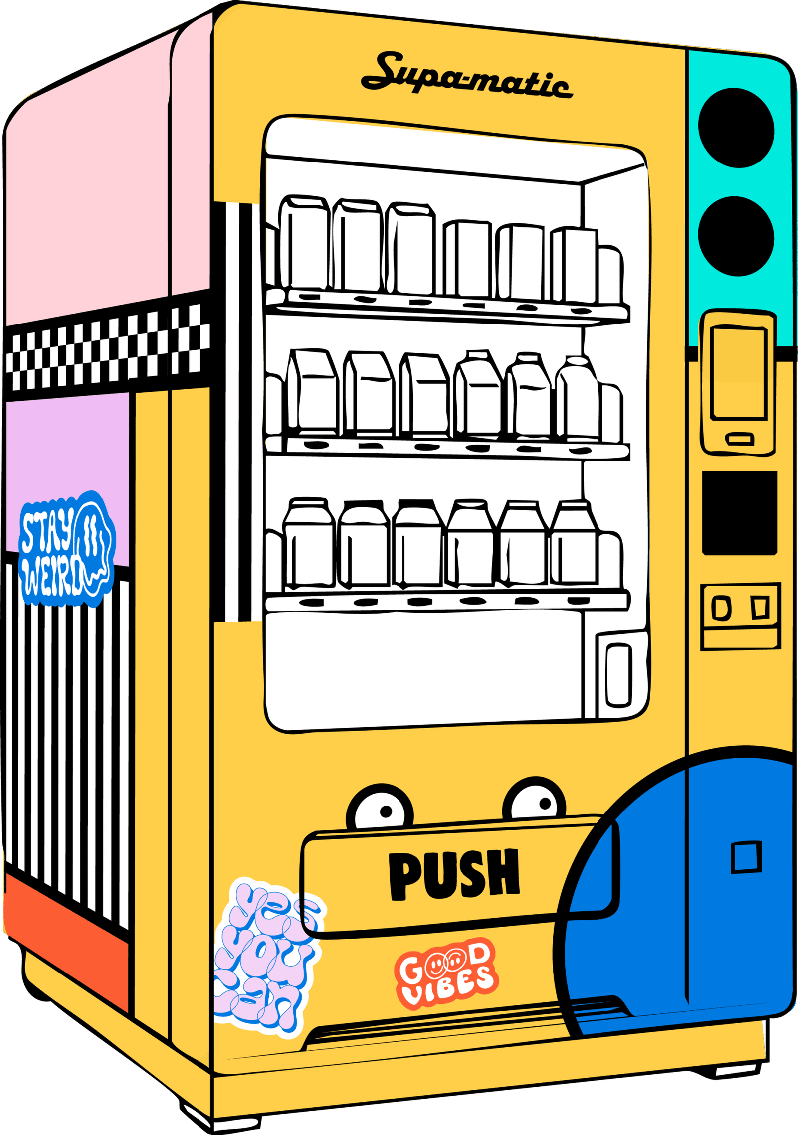 Supamatic Art Vending Machine